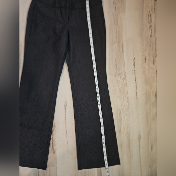 Juniors Size 7 High Waist Stretch Leggings Charcoal Boot Cut Pants - Picture 4 of 10